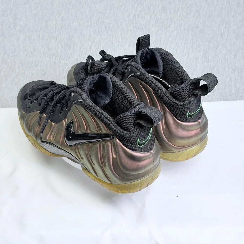 Nike Air Foamposite Pro Gym Green 2012 Mens Size 14 624041-302 Iridescent Black